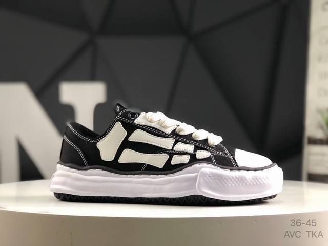 maison Mihara Yasuhiro X Mmy Amiri Skel-Top Low 张艺兴 王一博 王嘉尔 同款骨头鞋 合适春夏秋冬四季款 随意搭配