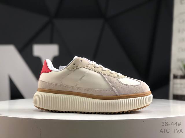 亚瑟士 Onitsuka Tiger鬼冢虎 Delecity 厚底运动 耐磨 低帮 生活休闲鞋 货号：1183B874-104 尺码：如图所示 Atc Tva
