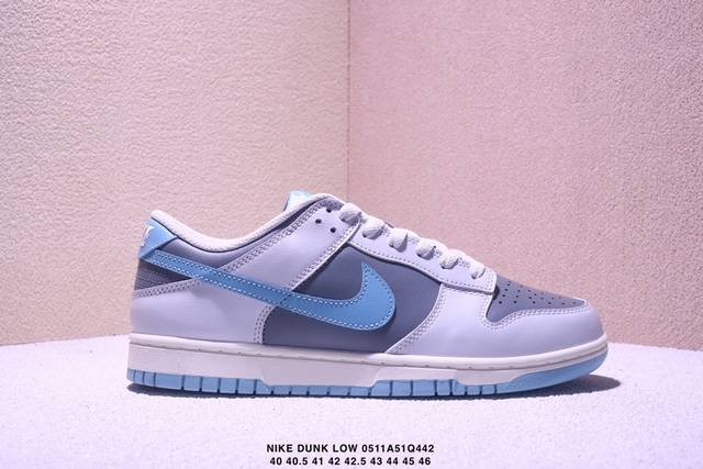 耐克Nike Dunk Low 扣篮系列 复古低帮休闲运动滑板板鞋 采用脚感柔软舒适Zoomair气垫 有效吸收滑板等极限运动在落地时带来的冲击力 为街头运动者