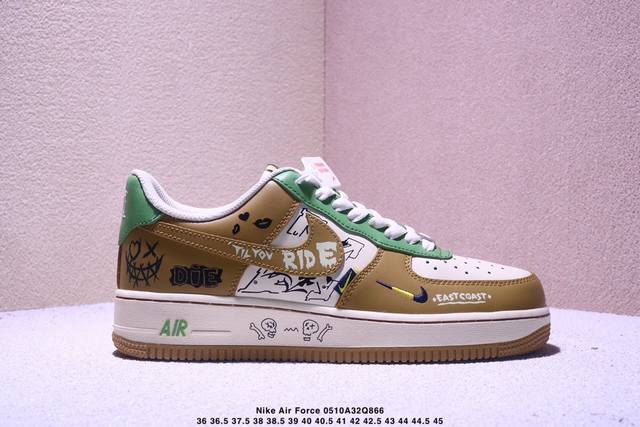 公司级Nike Air Force 1‘07 Low ”Batman“ Dc漫画系列 空军一号低帮休闲板鞋 Xl2321-111 尺码：36 36.5 37.5