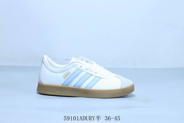 阿迪达斯Adidas Neo Vl Court 3.0男女休闲鞋情侣百搭板鞋运动男鞋女鞋 T字头 货号 Jh5063 59101Adury半 36-45