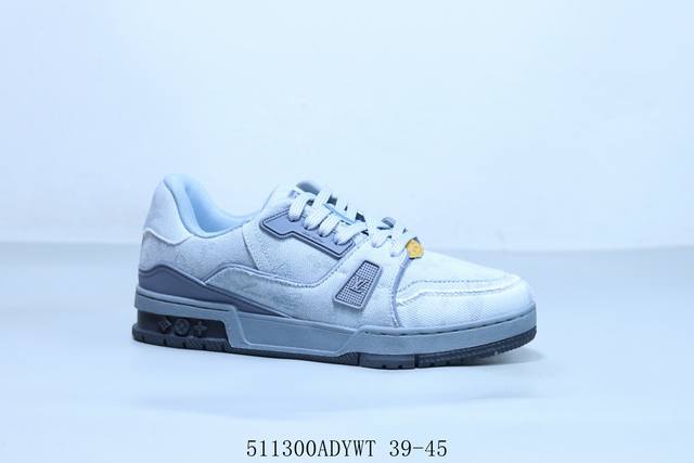 lv路易威登Louis Vuitton Trainer Sneaker Low休闲运动文化百搭篮球鞋 51 0Adywt 39-45