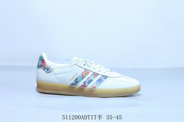 阿迪达斯Adidas Originals Gazelle Esquisite Gucci 德训 羚羊系列低帮复古百搭休闲运动板鞋 货号 Jh5407 51 0A