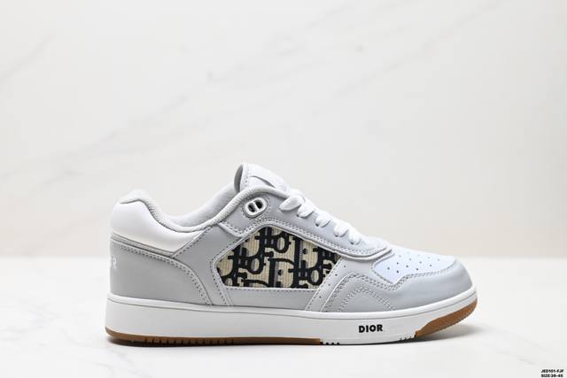 公司级Dior迪奥 B27 牛皮织物 字母Logo 耐磨透气时尚生活休闲板鞋 尺码:39-45 Id:Jed101-Fjf