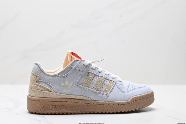 公司级阿迪达斯 Adidas Forum 84 Low Cl低帮百搭潮流休闲运动板鞋 以复古篮球鞋的外形为基础 采用皮革拼接 简约百搭 更加贴合舒适 中底内侧网