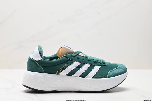 公司级Adidas Originals City Rnr 舒适简约 防滑耐磨 低帮运动跑步鞋 货号:Jq5149 尺码:36 36.5 37 38 38.5 3
