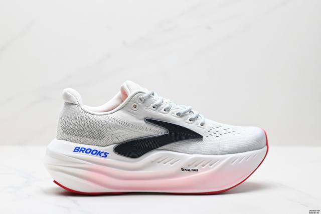 公司级Brooks 布鲁克斯Glycerin Max 超级甘油 厚底马拉松缓震跑鞋 该鞋以厚实的中底和高分子注氮技术为特点 提供极致的缓震性能 鞋面柔软厚实 具