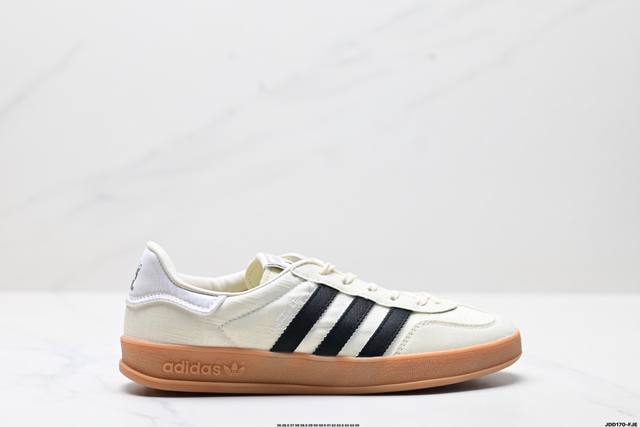 真标Adidas Originals Gazelle Indoor 阿迪达斯 三叶草休闲防滑耐磨低帮板鞋 官方货号:Ig3677 尺码:36 36.5 37 3