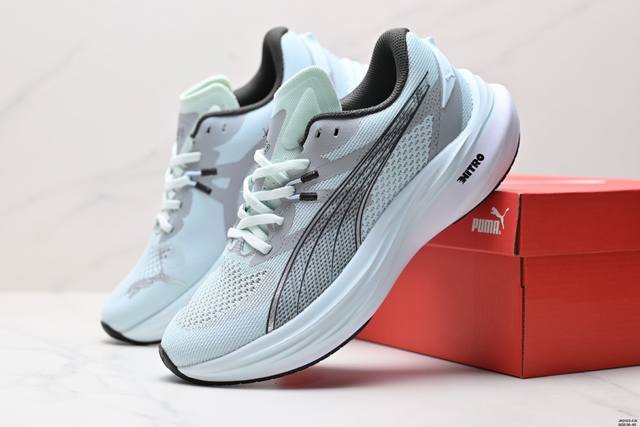 公司级Puma Deviate Nitro 3 彪马 缓震训练跑鞋透气 舒适防滑耐磨 低帮 休闲跑步鞋 货号:309707-22 Id:Jkd103-Fje