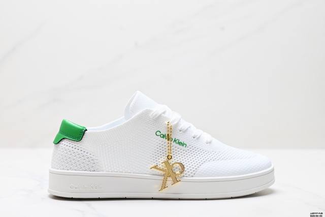 真标Calvin Klein 网眼 圆头系带 低帮 板鞋 尺码:40-45 Id:Jjd117-Fj D