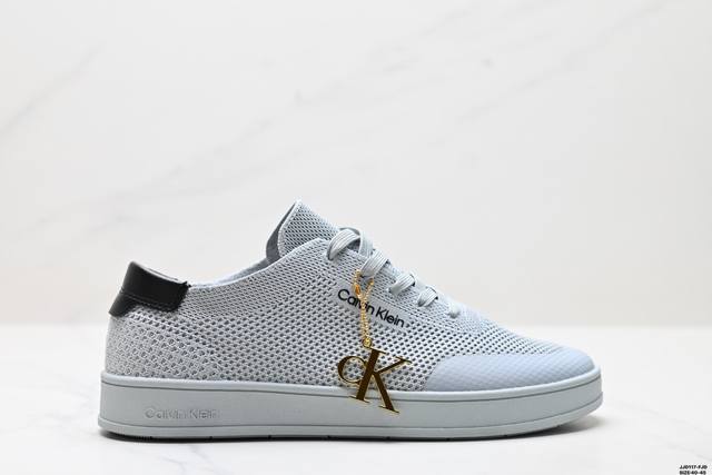 真标Calvin Klein 网眼 圆头系带 低帮 板鞋 尺码:40-45 Id:Jjd117-Fj D