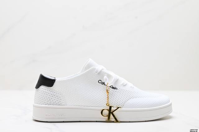 真标Calvin Klein 网眼 圆头系带 低帮 板鞋 尺码:40-45 Id:Jjd117-Fj D