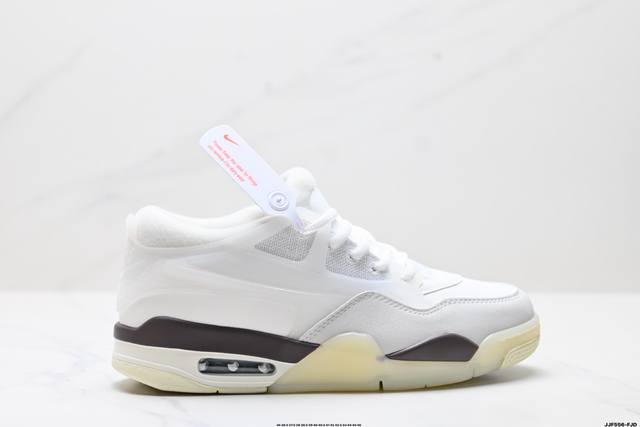 真标Nike Air Jordan 4 Rm 防滑 低帮 复古篮球鞋 货号:Ib8857-141 尺码:36 36.5 37.5 38 38.5 39 40 4