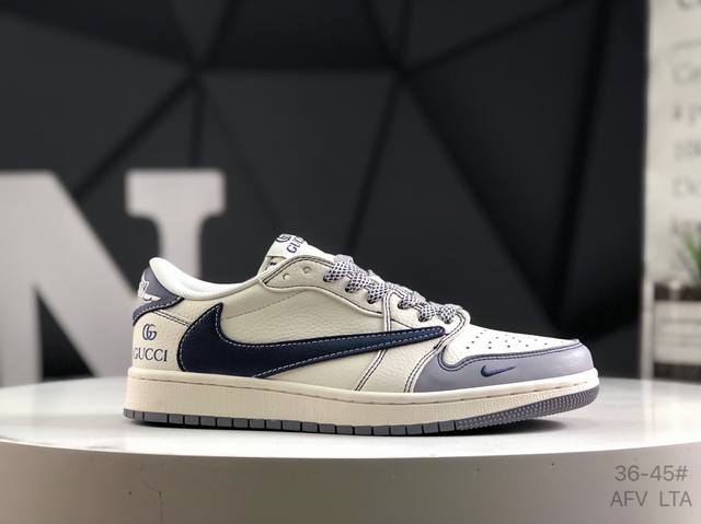公司级带半码 耐克 Nike Air Jordan 1 Low Aj1 乔1 低帮潮流运动休闲板鞋。Aj1 低帮拼接 完美版型真头层牛皮# 内置缓震气垫 原鞋开