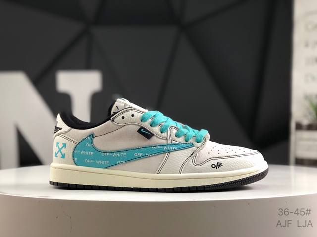 公司级带半码 耐克 Nike Air Jordan 1 Low Og Sp乔一系列 家最强货推荐 原底原面 原盒原标 原鞋开发正确版型 整体简约清爽 颇具前卫气