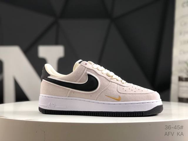 真标带半码 耐克 Nike Air Force 1 Low 空军 一号低帮运动休闲板鞋 原楦头原纸板 打造纯正空军版型 专注外贸渠道 全掌内置蜂窝气垫 原盒配件