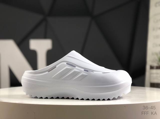 阿迪达斯 Adidas Ozwave Clog Ozeave Clog 百搭舒适 防磨防滑 包头 拖鞋 男女同款 货号：Jr6761 尺码：如图所示 ka