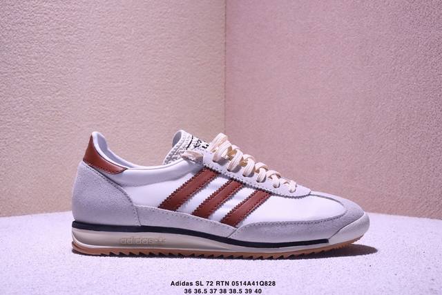 公司级阿迪达斯Adidas Sl 72 Rtn三叶草复古休闲跑步鞋休闲运动鞋 货号:Id1031 尺码:36 36.5 37 38 38.5 39 40 Xm0