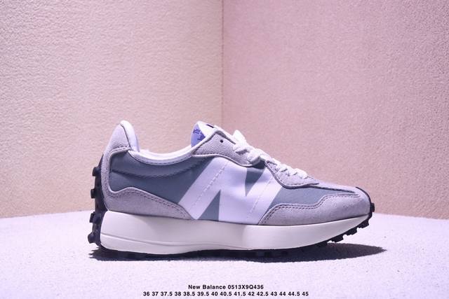 nb新百伦 New Balance 327 复古先锋 Nb327 系列复古休闲运动慢跑鞋 货号：Ws327Kb 码数：36 37 37.5 38 38.5 39