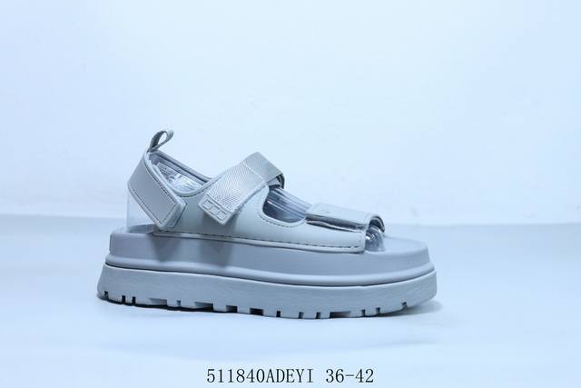 ugg 凉鞋弹力束带女凉拖鞋时尚休闲舒适防滑拖鞋 511840Adeyi 36-42
