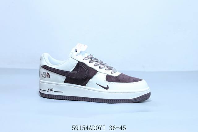 nike Air Force 1 Af1耐克 低帮 北面联名空军一号休闲板鞋 货号 Qy6818-526 59154Adoyi 36-45