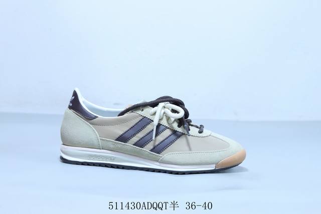 阿迪达斯 Adidas Originals Sl 72 百搭潮流 轻松舒适防滑耐磨低帮 生活休闲鞋 货号 Kk3661 511430Adqqt半 36-40