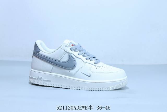 耐克 Nike Air Force 1 Af1耐克 低帮 空军一号休闲板鞋 货号 Cj6106-521 521120Adewe半 36-45