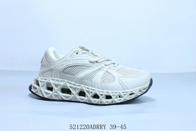 迪奥 采用3D镂空切割工艺呈现藤格纹透气Ins 迪奥 Dior Homme Connect 橡胶增高时装鞋 迪奥老爹鞋 521 Adrry 39-45