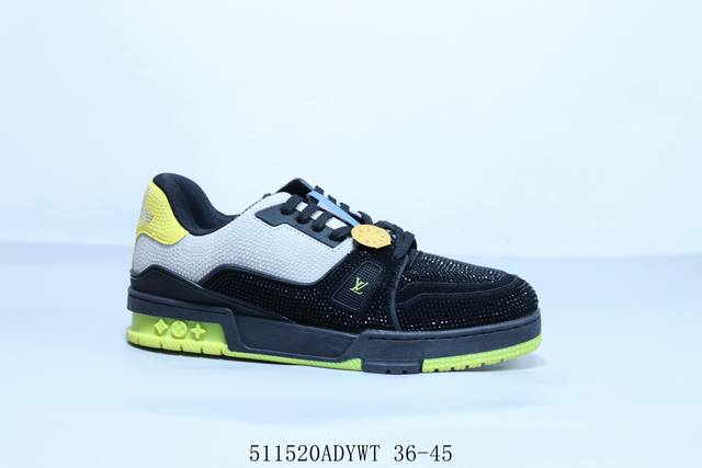 lv路易威登Louis Vuitton Trainer Sneaker Low休闲运动文化百搭板鞋 511520Adywt 36-45