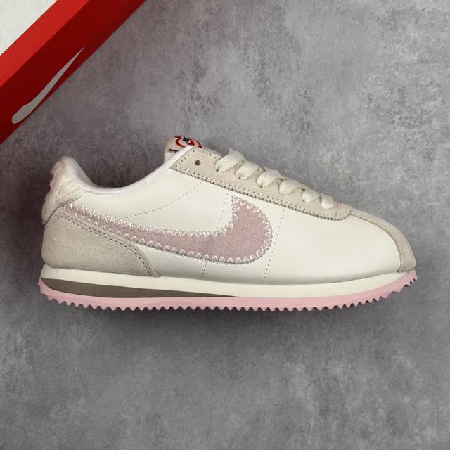 本地 核心私 公司级 W Nike Classic Cortez 耐克经典轻便舒适阿甘鞋 情人节限定 白粉 休闲跑步鞋运动鞋 纯粹而执着的精神 使得Cortez