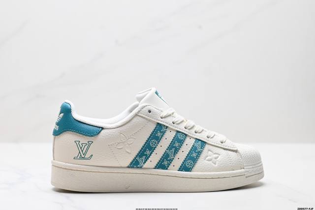 公司级Adidas Originals Superstar 阿迪达斯 三叶草 贝壳头’Diy’系列低帮经典百搭休闲运动板鞋 原装头层材料 用料绝不含糊 独家版型