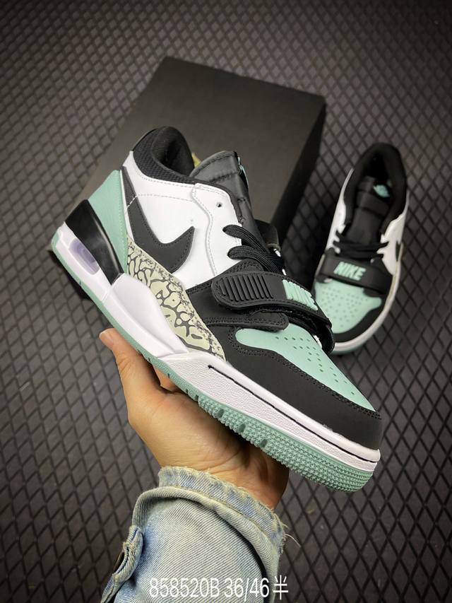 b 公司级三合一最强合体，多种新配色回归耐克Nike Air Jordan Legacy 312 Low”White Grey Fog Blue Red“乔丹最