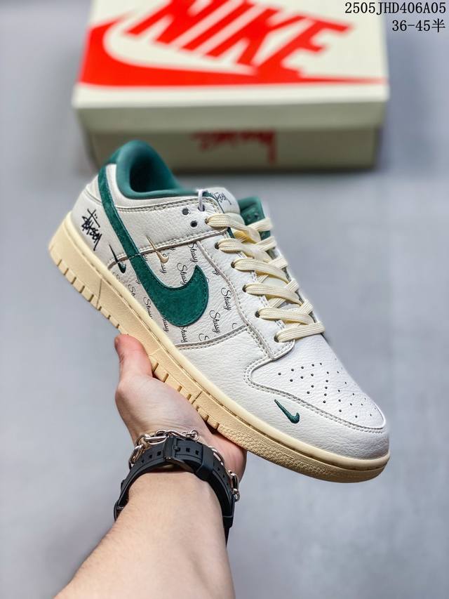 海外爆款限量发售！公司级 Nike Sb Dunk Low“Lv联名 米蓝双勾印花” 周年高端定制 低帮休闲板鞋 定制鞋盒 大厂纯原品质出货 超高清洁度 皮料切