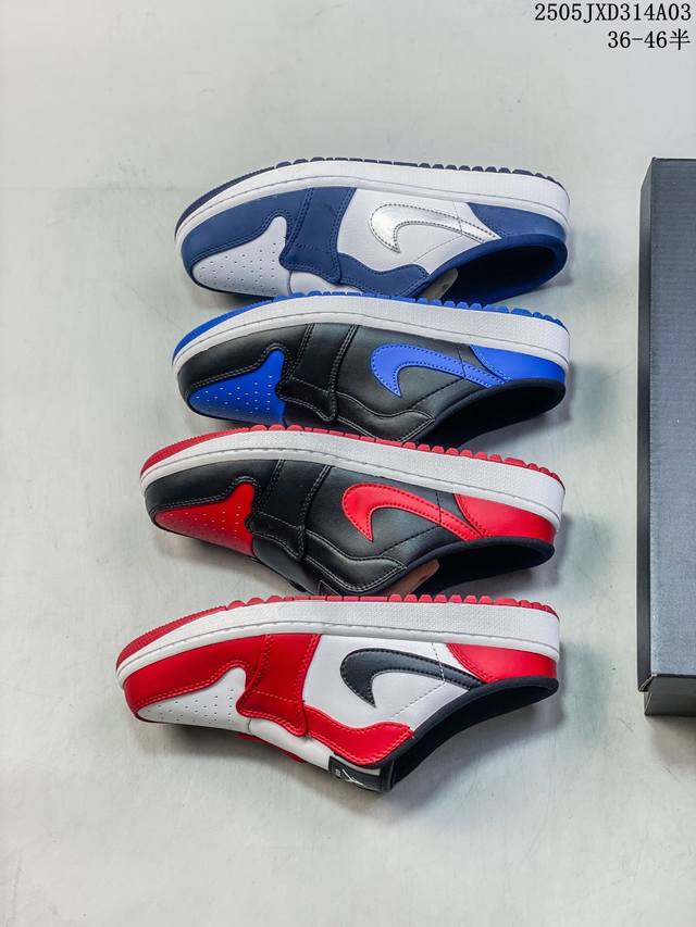 真标带半码 Air Jordan低帮防滑高尔夫鞋 Mule Golf Shoes 休闲碎钉鞋Fj1214 尺码：见图 编码：05Jxd314A03