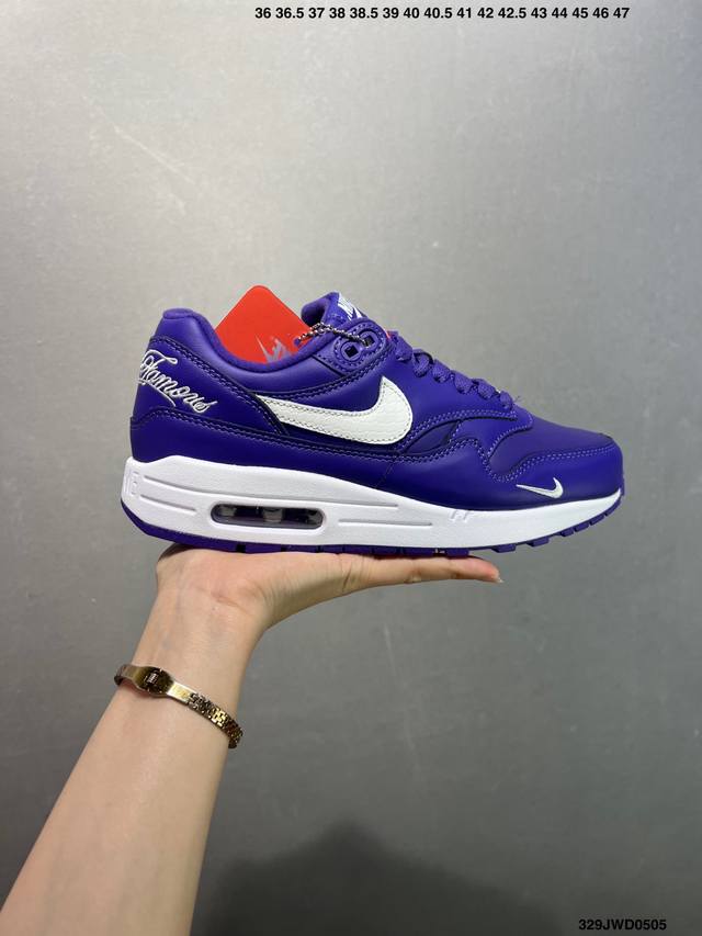 公司级Nike Air Max 1 Premium”King‘S Day“ 耐克 Max87小气垫 初代系列低帮复古气垫百搭休闲运动慢跑鞋 货号：Bv1977