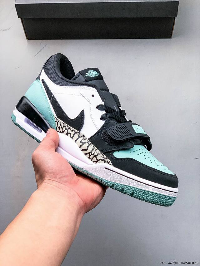 公司级头层！乔丹 Jordan Legacy 312 Low 乔312 混合版本低帮休闲运动篮球鞋 0504 B38