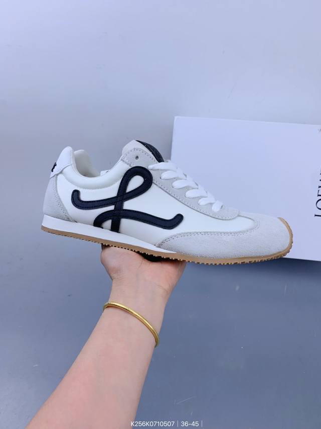 罗意威Loewe 2025 Ballet Runner2.0 新款芭蕾舞鞋 Size：如图 编码：K256K0710507