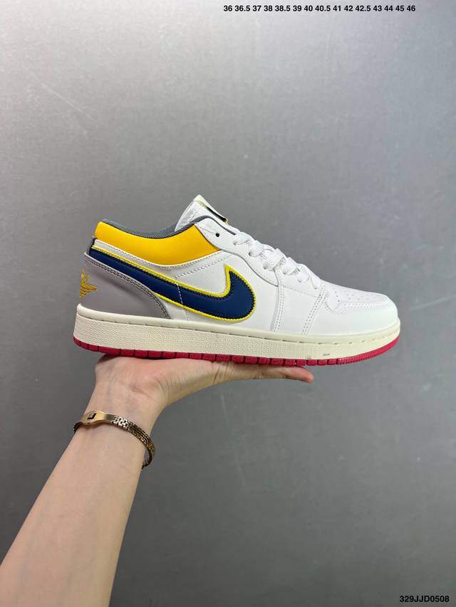 air Jordan Aj1 Low 低帮 帆白黄 Hv4511-133 终端优势供应 市面中低帮最具代表性版本没有之一 口碑大厂出品 品控大底版型不断改良更新