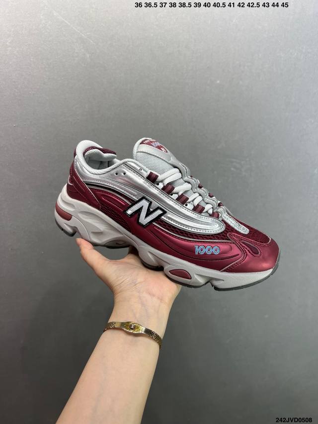 公司级新百伦New Balance 1000 系列低帮复古老爹风休闲运动跑步鞋 New Balance 在不同配色上其鞋面材质呈现不同感觉，无论是运动风抑或是高