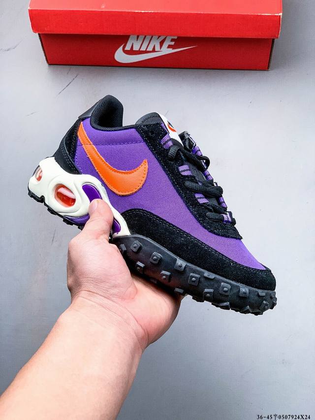 集图 公司级！耐克Nike Air Max Waffle Sp轻量透气运动休闲鞋 近日， Nike 的 Air Max Waffle 带来了新的变化，这款鞋融合