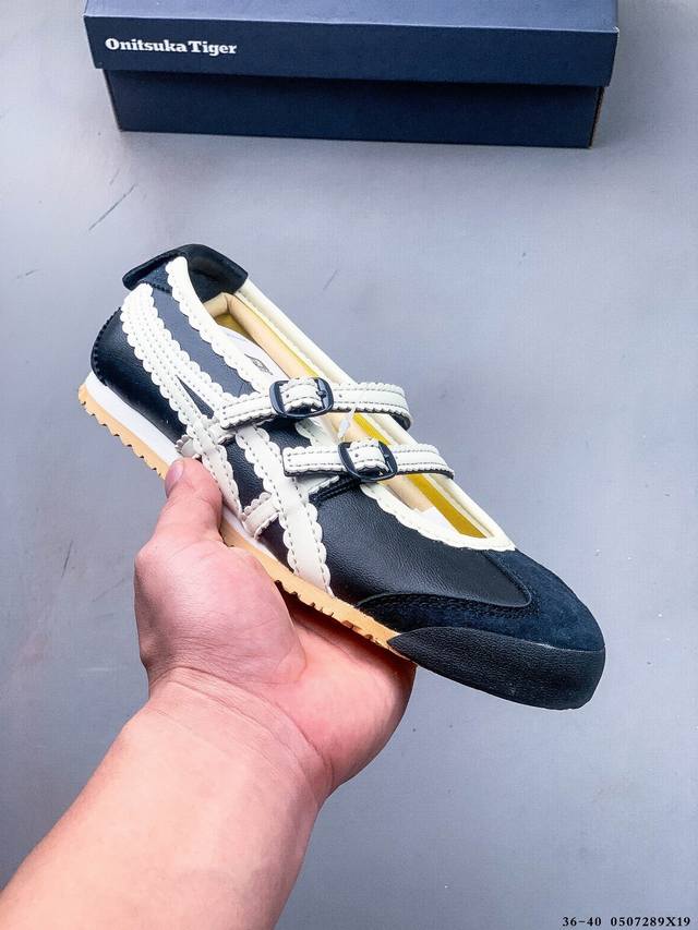集图 鬼塚虎 Onitsuka Tiger Mexico 66 Tgrs 玛丽珍芭蕾舞休闲鞋 0507289X19