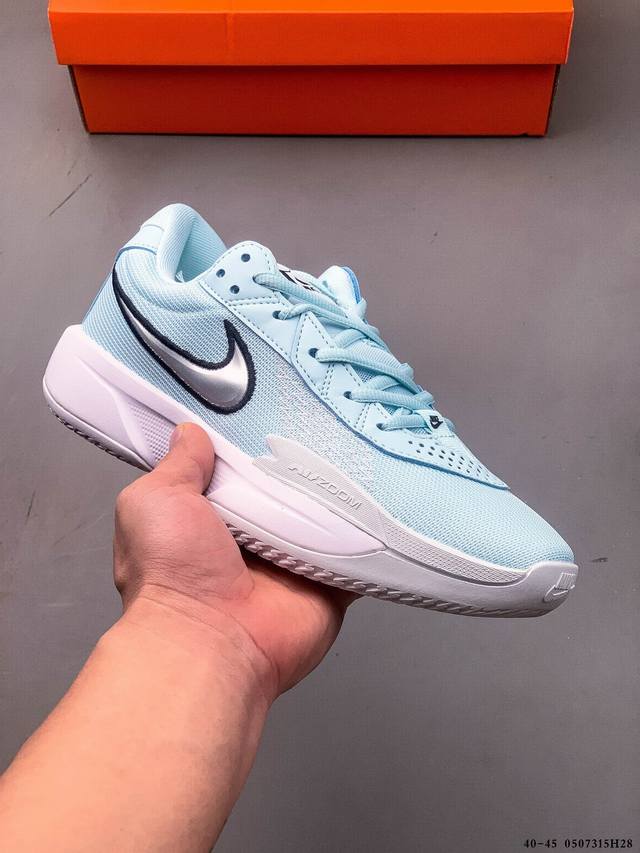 集图 Nike Air Zoom G.T.Cut Acdm 升级版原楦原纸版数据开发版型#采用热熔织物鞋面材质#配置Zoom气垫缓震#搭配全掌Renew科技泡棉