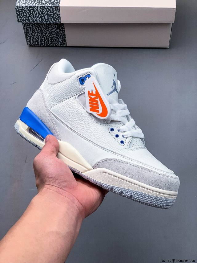 公司级！乔丹 Air Jordan 3 Retro Tinker Nrg Aj3 乔3 低帮复古休闲运动文化篮球鞋 0506Wl38
