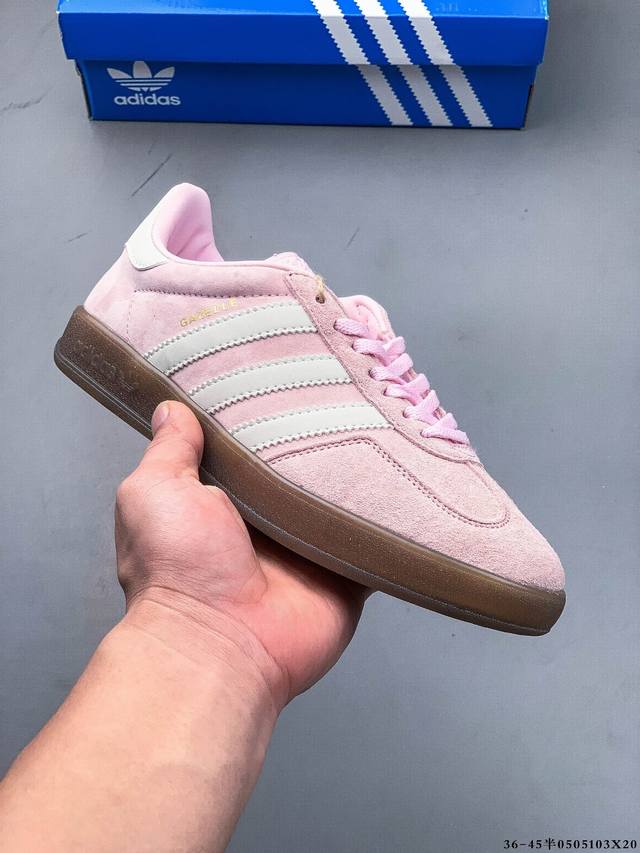 集图 真标半码！阿迪达斯Adidas Gazelle 低帮复古百搭休闲运动板鞋 0505103X20