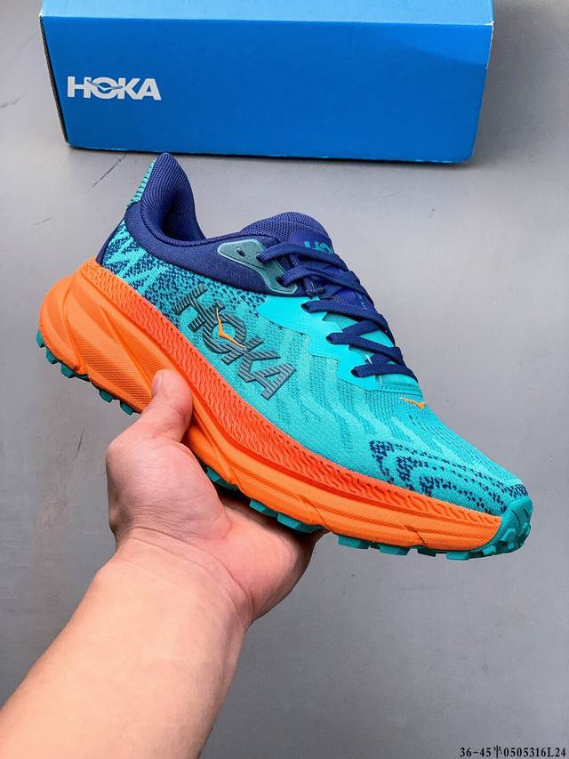 集图 Hoka One One Challenger Atr 7减震防滑耐磨低帮跑步鞋。采用全新泡棉中底与高耐磨橡胶大底，集轻盈、舒适、缓震、稳定、抓地力于一身