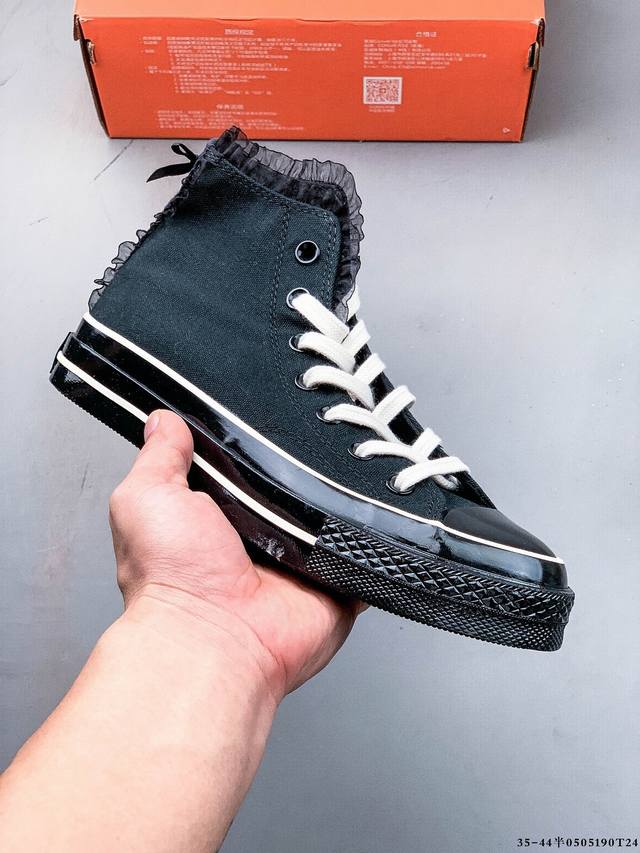 公司级！匡威中性Chuck Taylor70S Seasonal高帮运动帆布鞋 0505 T24