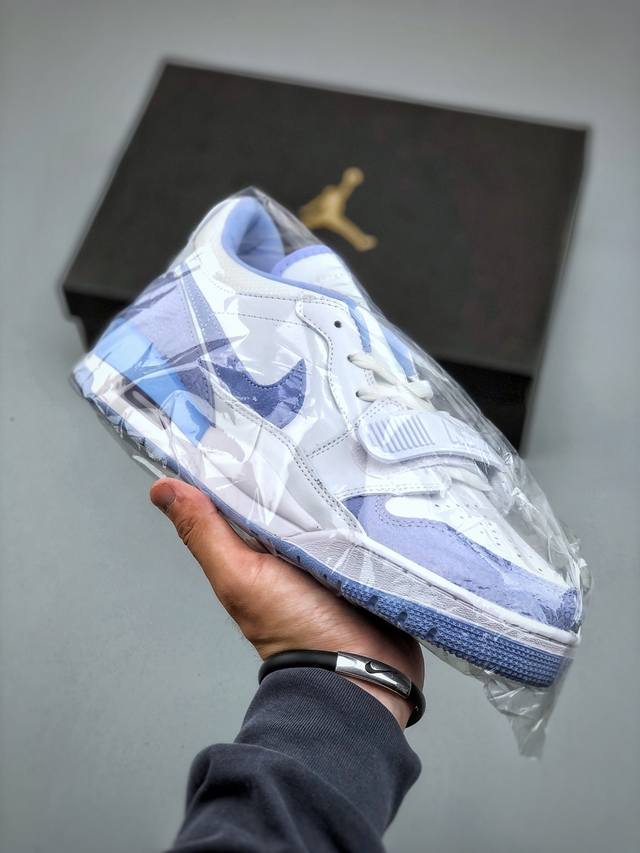 nike Air Jordan Legacy 312 Low 白兰紫色 原厂私磨 原厂纸板 原厂盒装 完美走线 进口头层皮 致力打造精致。乔丹篮球鞋系列 号称
