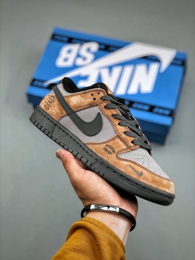 nike Sb Dunk Low X The North Face 灰棕黑小钩 纯原大厂出品 极力推荐原装头层材料 独家版型蒸餾加工帶來的是更好的视觉和脚感体验
