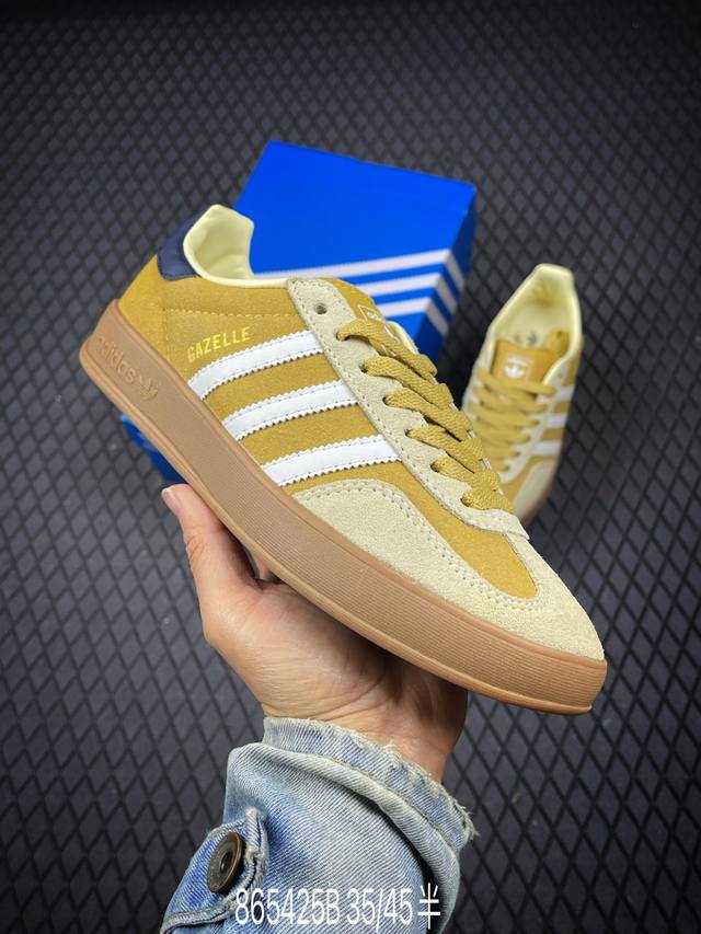 b 阿迪达斯Adidas Originals Gazelle Esquisite Gucci 德训 羚羊系列低帮复古百搭休闲运动板鞋 货号 Ji3523 尺码：