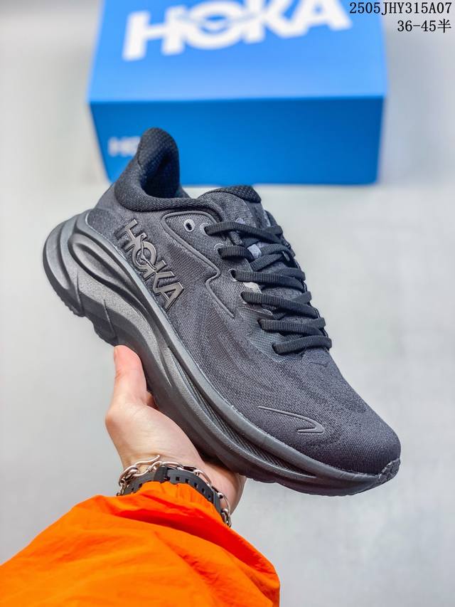 hoka W Clifton 10 超轻厚底轻量跑步鞋市售最高品质 原版开发 正确后跟细节 区别市面通货版本 尺码：见图 编码：05Jhy315A07